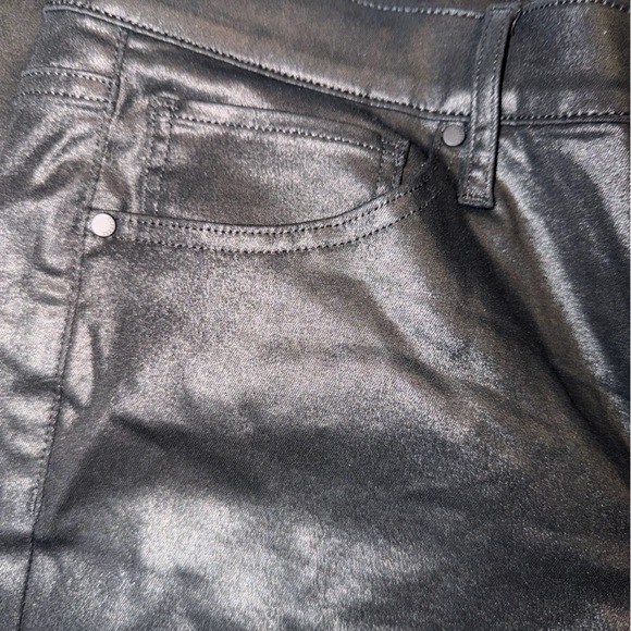 Express Black Coated Jeans - Picture 8 of 16